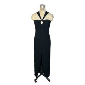 Frank Usher black floor length gown